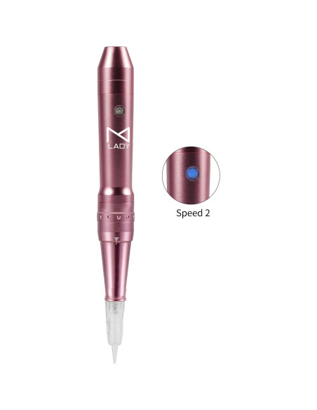 Máquina de Maquillaje Permanente Inalámbrica Mellie Rosa
