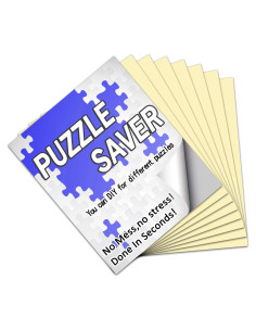 Hojas de Pegamento para Rompecabezas RECHIATO 16 Piezas 40x30 cm