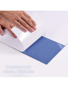 Hojas de Pegamento para Rompecabezas RECHIATO 16 Piezas 40x30 cm 2