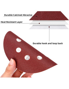 Discos de Lijado 5" Tongbay 100pcs 60-2000 Grano Redondos 2