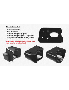 Base de Recolección de Polvo para Router Bosch PR20EVS y PR10E 2