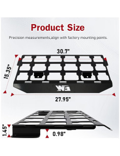 Placa de Montaje ELITEWILL 1.5 para Milwaukee Packout - Negro 2