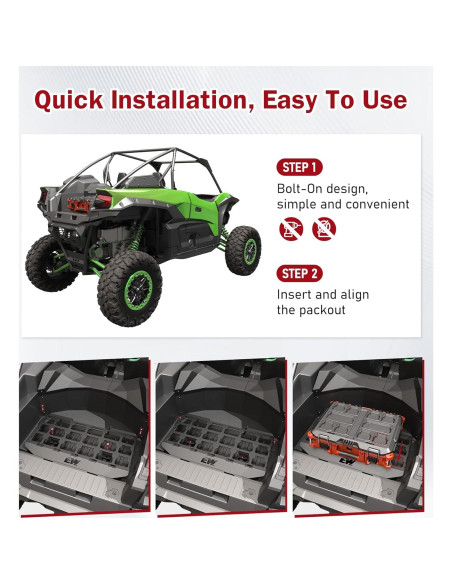 Placa de Montaje ELITEWILL 1.5 para Milwaukee Packout - Negro