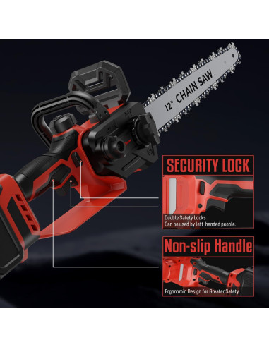 Motosierra eléctrica Milwaukee M18 12" sin batería, 300W