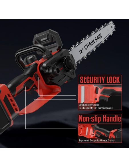 Motosierra eléctrica Milwaukee M18 12" sin batería, 300W