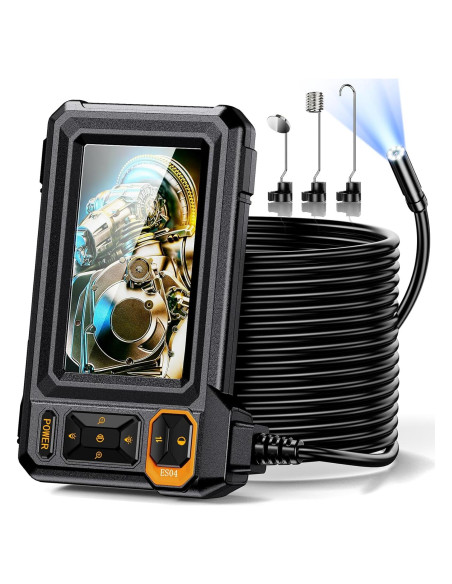 Cámara Endoscopio AukonVee 1920P HD 50FT IP67 Luz LED