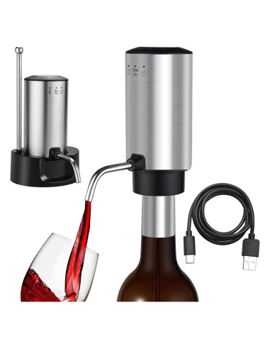 Aereador de Vino Eléctrico BLUBYEES 3-en-1 Recargable USB