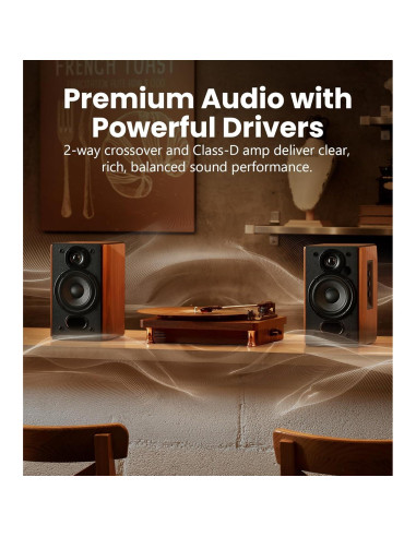 Altavoces Edifier R1380DB 2.0 Activos Bluetooth 42W RMS Madera