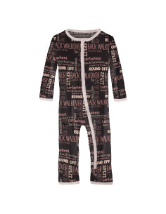 Mono KicKee Cremallera 6-9 Meses Niña Cebra Suave UPF 50+