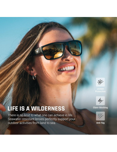 Gafas de sol deportivas polarizadas TOREGE TR26 para ciclismo y pesca