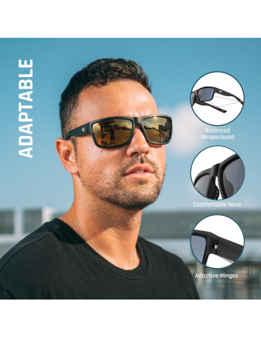 Gafas de sol deportivas polarizadas TOREGE TR26 para ciclismo y pesca