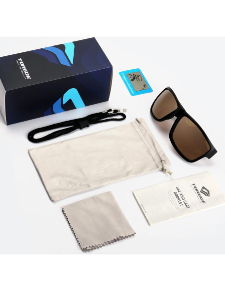 Gafas de sol deportivas polarizadas TOREGE TR26 para ciclismo y pesca