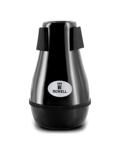 Sordina para Trompeta ROWELL ABS Negra con Esponja Densa