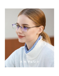 Gafas de Luz Azul Sin Montura ANYLUV para Hombres - Antifatiga Visual 2