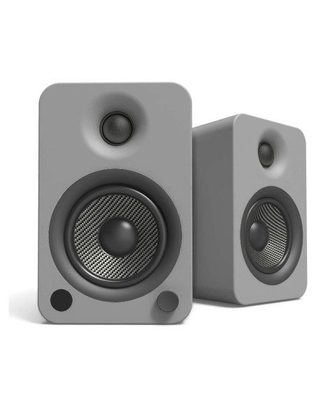 Altavoces Kanto YU4 Gris Mate Bluetooth 140W con Preamplificador