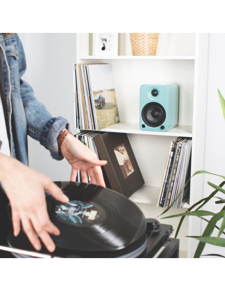 Altavoces Kanto YU4 Gris Mate Bluetooth 140W con Preamplificador