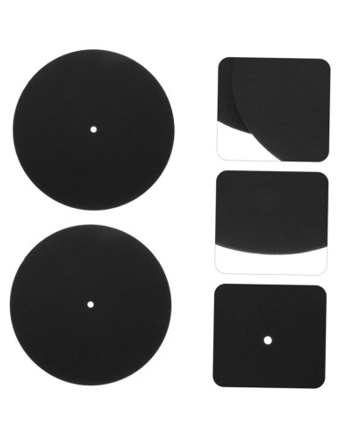 2 Almohadillas Protectores de Discos de Vinilo Fieltro 30cm