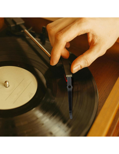 Brazo de Tono de Metal VICASKY para Tocadiscos - Negro