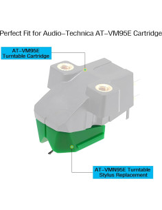 Aguja de Reemplazo AT-VMN95E + Cepillo Antiestático - Audio-Technica 2