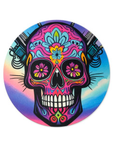 Tapete de Fieltro Antiestático sdroceRyaM 30.48 cm Calavera