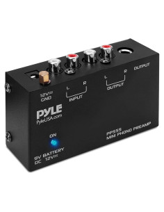 Preamplificador de Turntable Phono Pyle PP555 - Bajo Ruido