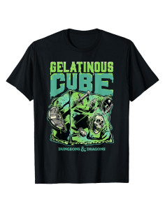 Camiseta Dungeons & Dragons Cubo Gelatinoso Ácido 100% Algodón