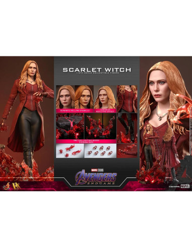 Figura de acción Hot Toys Scarlet Witch 28 cm Marvel