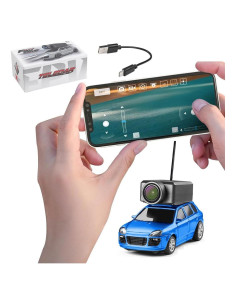 Coche RC Mini Drift 1/64 WL FPV con Cámara HD y 3 Velocidades