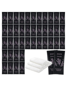 Toallitas Húmedas de Algodón Lavanda Twoworld 50 Unidades