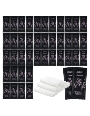 Toallitas Húmedas de Algodón Lavanda Twoworld 50 Unidades