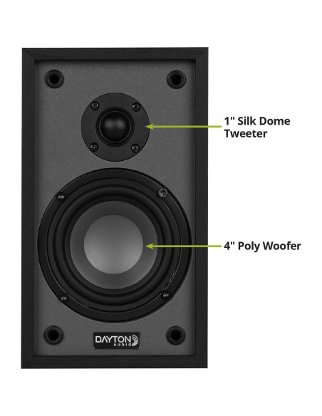 Altavoces de Estantería Dayton Audio Classic B40 - 4" Graves