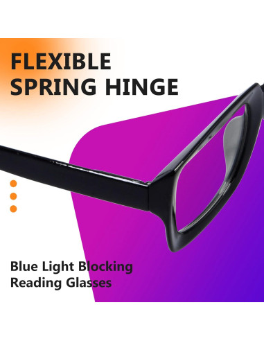 Gafas de Computadora Eyekepper UV420 Cuadradas para Mujeres