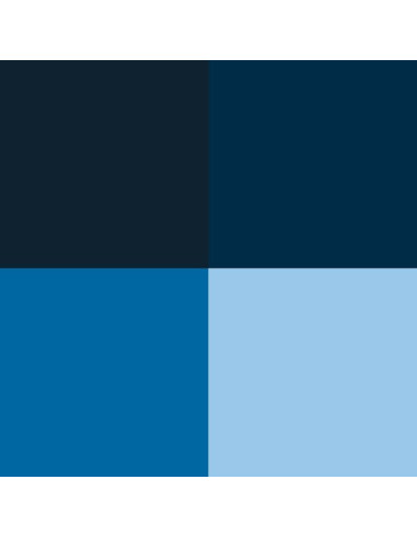 Set de Pintura Acrílica Vallejo Azul - 4 Botellas 18 ml