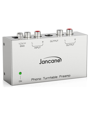 Preamp de Phono Jancane AU221-DE para Turntable RCA