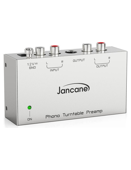 Preamp de Phono Jancane AU221-DE para Turntable RCA