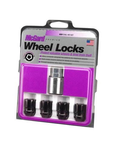 Bloqueos de Rueda McGard 24025 Cónicos Negros - Juego de 4