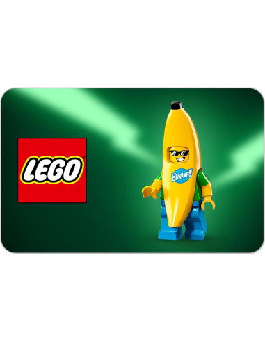 Tarjeta de Regalo LEGO - Diseño Chico Banana - 15 USD