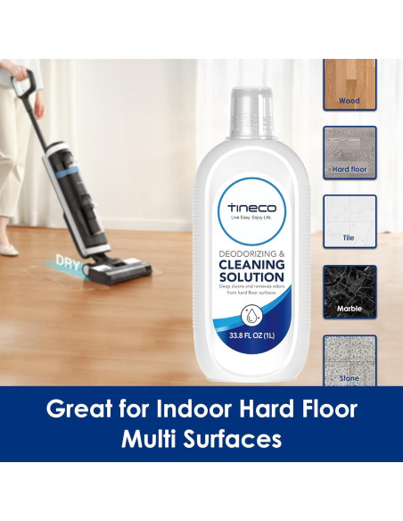 Solución de Limpieza Tineco 1L para Aspiradoras Húmedas y Secas