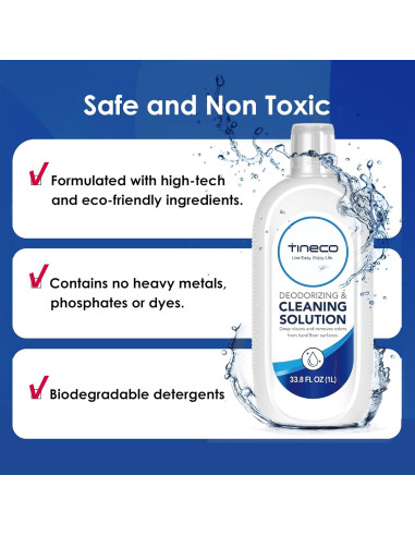Solución de Limpieza Tineco 1L para Aspiradoras Húmedas y Secas