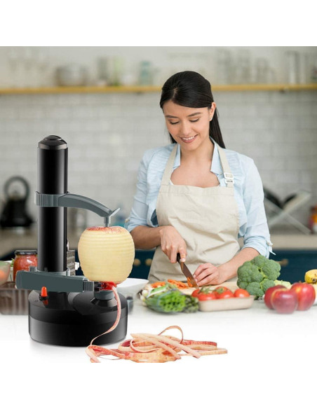 Pelador Eléctrico Automático Beacon Pet Negro - Alta Eficiencia