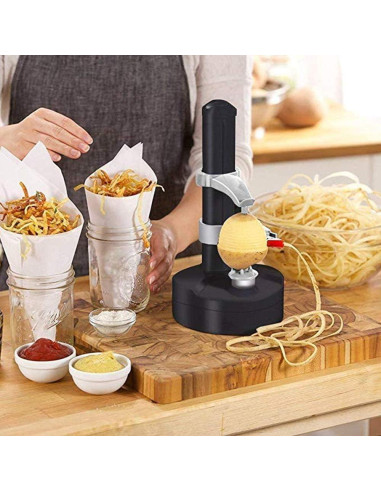 Pelador Eléctrico Automático Beacon Pet Negro - Alta Eficiencia