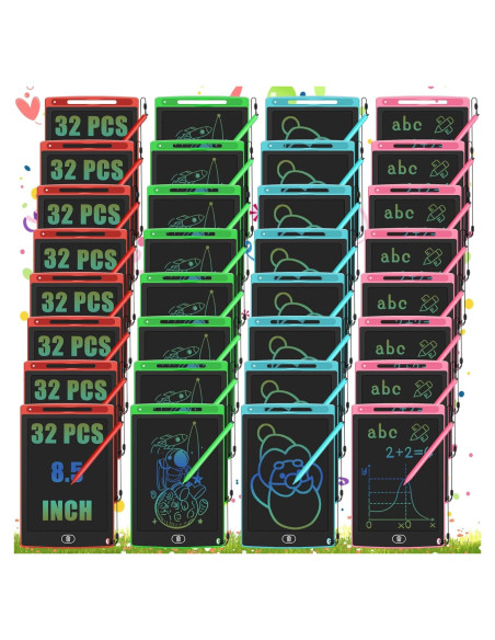 Paquete de 32 Tablets de Escritura LCD Yemotopro 8.5"