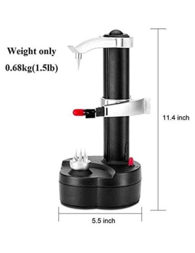 Pelador Eléctrico Automático Beacon Pet Negro - Alta Eficiencia