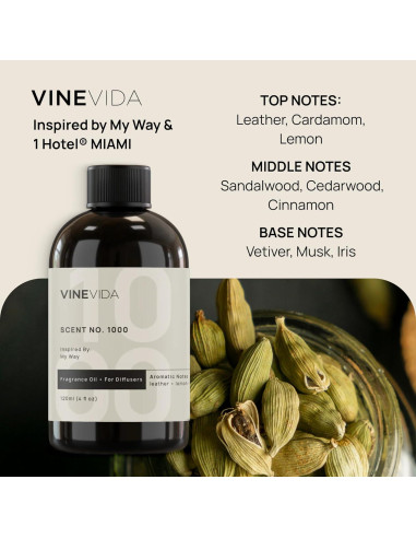 Aceite Difusor de Fragancia VINEVIDA 118ml Aroma No.1000