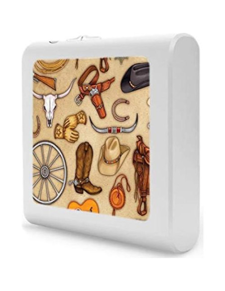 Luz Nocturna LED Art Plates Regulable con Sensor Automático