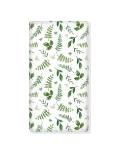 Funda de Cuna Ajustada Winpema Verde Hoja 71x132 cm