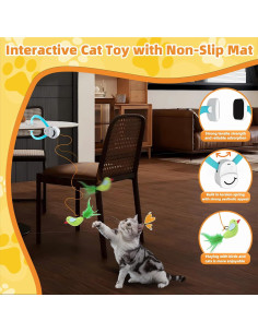 Juguete Interactivo para Gatos CATPICK - Pájaro Volador Eléctrico 2