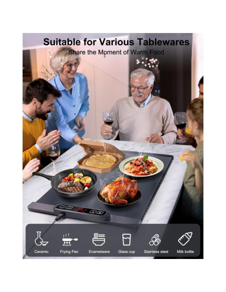 Alfombrilla Calentadora Eléctrica AUTOPkio 300W 37x55cm