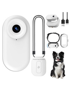 Cámara Mini ZOMFOM T200 1080P Portátil con Collar para Perro