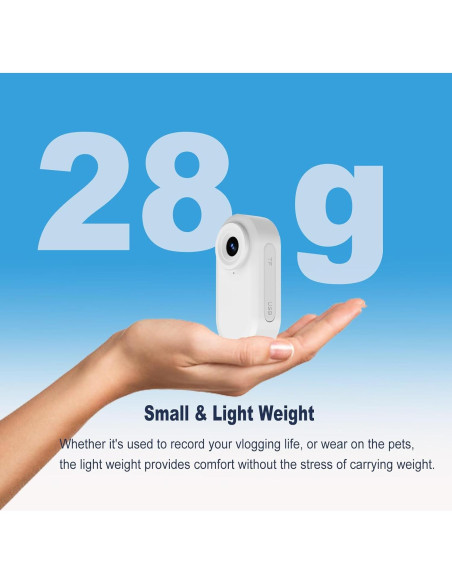 Cámara Mini ZOMFOM T200 1080P Portátil con Collar para Perro